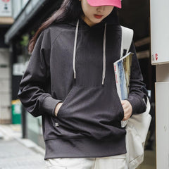 MADEN Damen Raglanärmel Bestickter Rundhals Pullover
