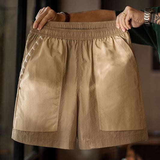 MADEN Men's Quick-Dry Multi-Pocket Cargo Shorts