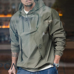 MADEN Herren Schwere Baumwoll Urban Outdoor M43 Hoodie