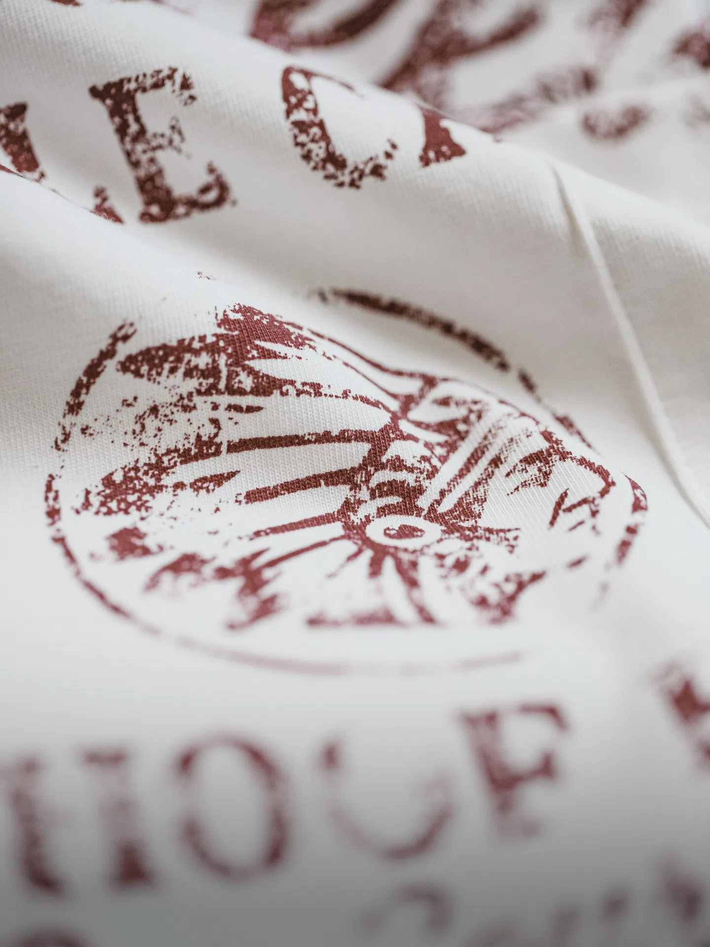 MADEN Vintage Letter Print T-Shirt