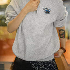MADEN Half Zip Fleece Lined Sweatshirt