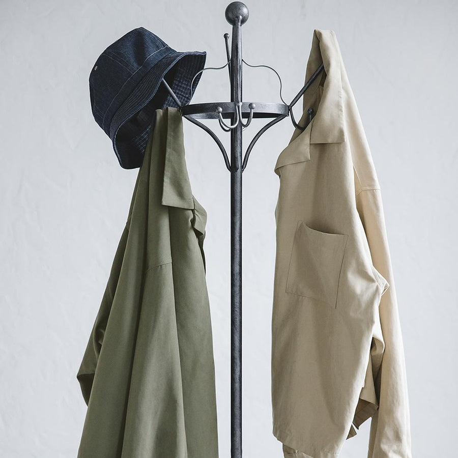 Chemise à manches longues MADEN – Tissu effet peau de pêche rétro, coupe ample 