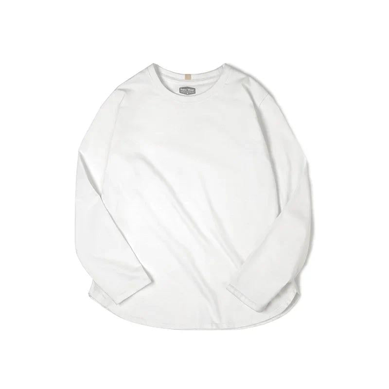MADEN Damen Langarmshirt – 100% Baumwolle
