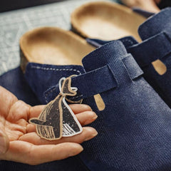 Mules azules jorobados - Zuecos cerrados Maden
