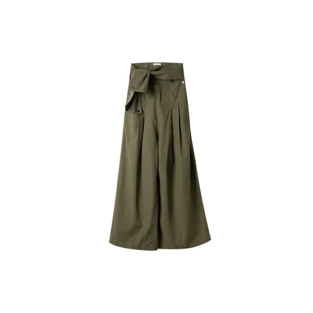 Maden Retro Series High Waist Wide-Leg Casual Pants