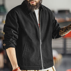 Chaqueta Retro para Hombre MADEN de Algodón Pesado Estilo Casual