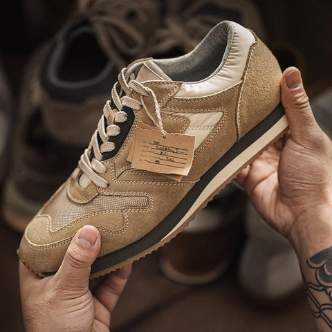 남성용 마덴 레트로 트레이너 신발 로우탑 편안한 러닝화 조깅화 다용도 트렌디 클래식 스니커즈 브랜드 오리지널 디자인