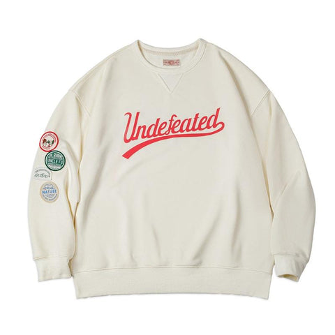 MADEN Damen American Casual Pullover Sweatshirt mit Kontrasteinsatz, Raglanärmeln, Langarm-Topcoat im Academy-Stil 