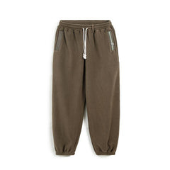 MADEN Schwer Gefütterte Fleece Cargo-Sweathose