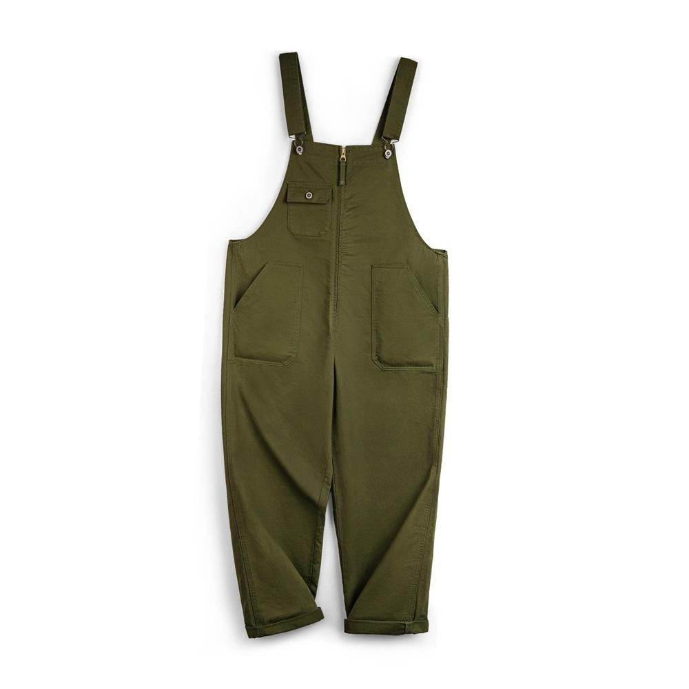 MADEN Men Vintage Style Navy Overalls Casual Straight Loose-fit Amekaji Bib Pants 295gsm Cotton 100% Original Design