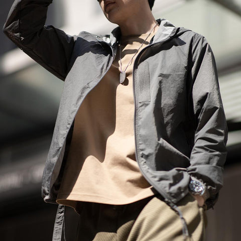 MADEN UPF 50+ UV Sunscreen Jacket Sun-protective Coat Zip-Up Ultra Light Thin Breathable Portable Hooded Skin Coat