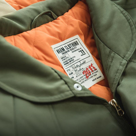 마덴 074 조종사 재킷 두꺼운 따뜻한 패딩 코트 캐주얼 포켓 다용도 남성 아우터 봄버 재킷 브랜드 트렌디 남성복