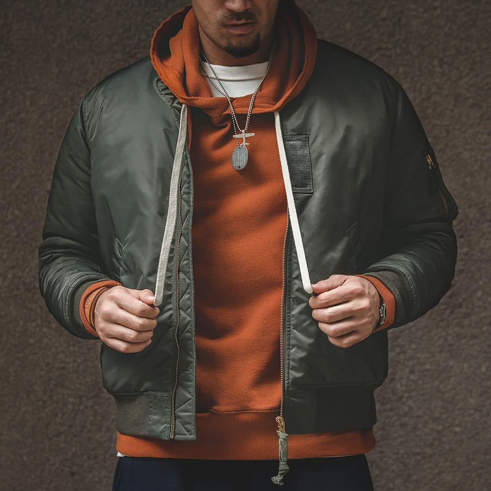 MADEN MA1 Veste de vol chaude pour hommes