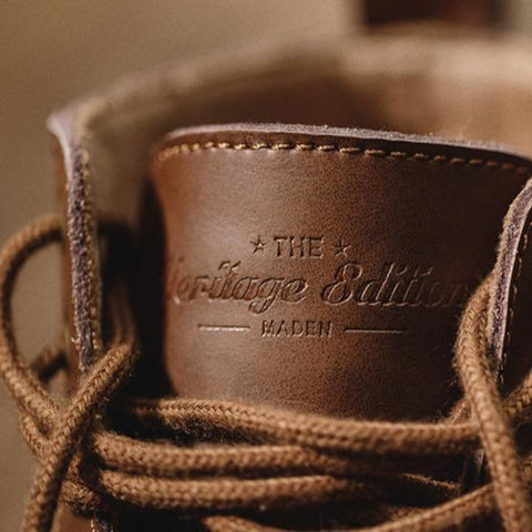 Maden Men's Retro Leather Boots Cool Motorcycle Boots American Style Casual Brown Boot Shoes for Men Crazy Horse Leather