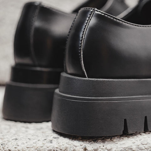 Giày Derby Da Đen Nam MADEN – Đế Dày Cứng Cáp