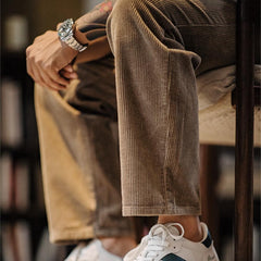 MADEN Herren Retro Sneakers mit grober Sohle aus Wildleder