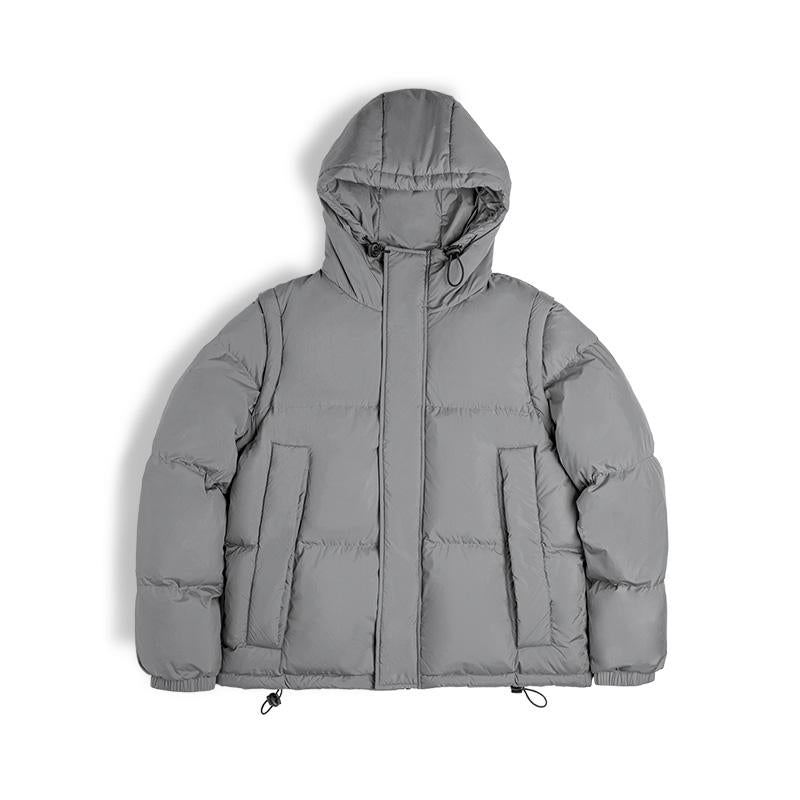 MADEN Men's Detachable Sleeve Down Puffer Vest Jacket