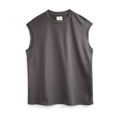MADEN 100% Baumwolle Locker sitzendes Tanktop