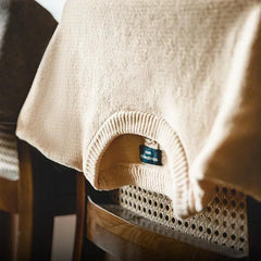 Suéter de chenilla para hombre MADEN – Suave, acogedor, cuello redondo, cálido, básico, tejido de punto
