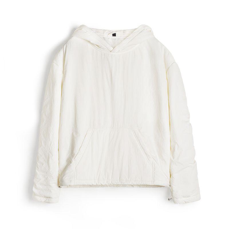 MADEN Daunen-Hoodie – Thermojacke mit Kängurutasche 