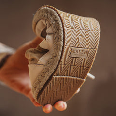 MADEN Straw-Woven German Trainer Sneakers for Men
