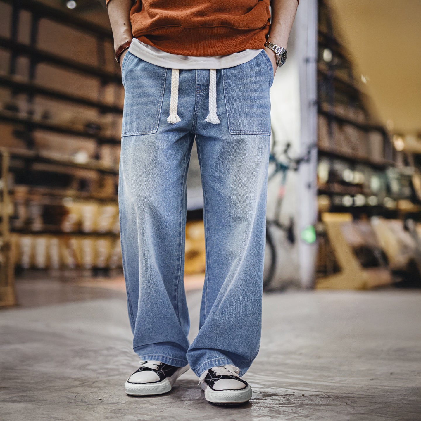 MADEN Baker Denim Pants