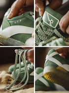 MADEN Arrow German Trainers Shoes - Green thumbnail