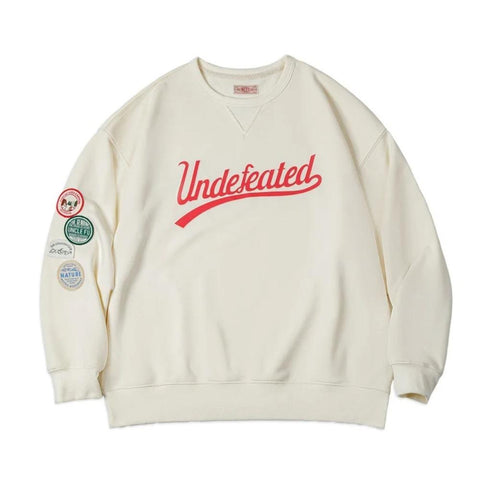 MADEN Damen American Casual Pullover Sweatshirt mit Kontrasteinsatz, Raglanärmeln, Langarm-Topcoat im Academy-Stil 