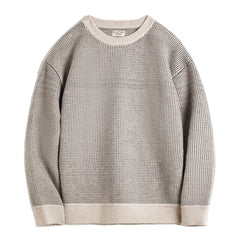MADEN Strickpullover mit Rundhalsausschnitt