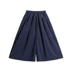MADEN Damen A-Linien Weite Bein Culotte Hose