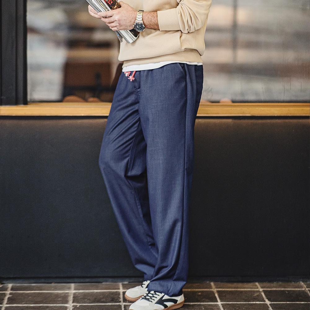 Jeans rectos sueltos con tacto de Tencel retro MADEN