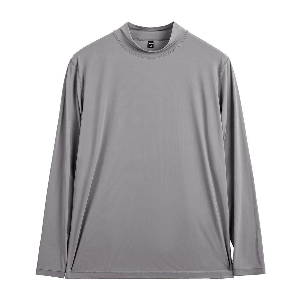 MADEN Ice Silk Slim Fit Stehkragen T-Shirt
