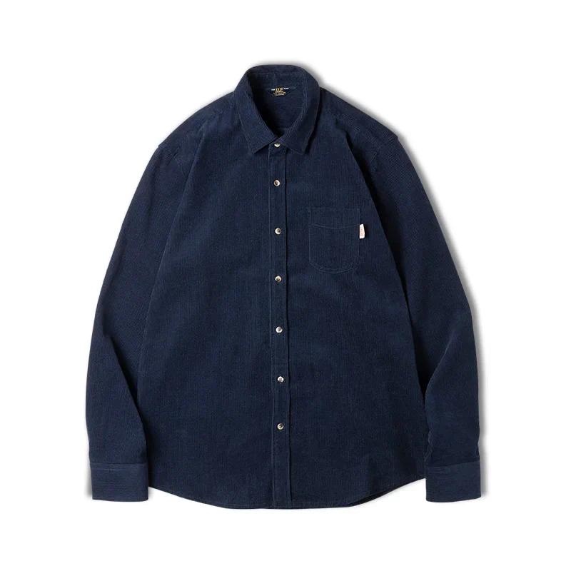 MADEN Women's Corduroy Long Sleeve Shirt