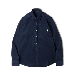 MADEN Damen Cord-Langarmhemd