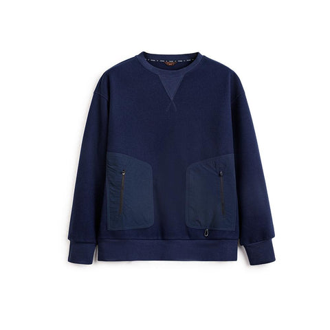 Sweat-shirt en laine mélangée épaisse pour homme MADEN 