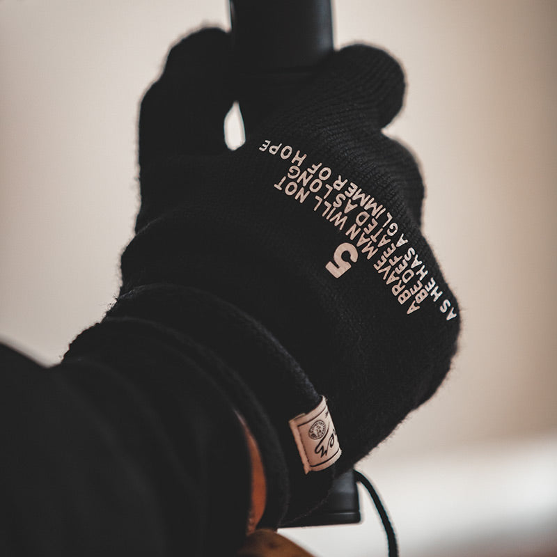 MADEN Knitted Printed Warm Gloves