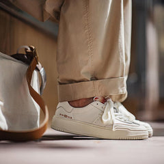 MADEN Navajo Embroidery White Sneakers