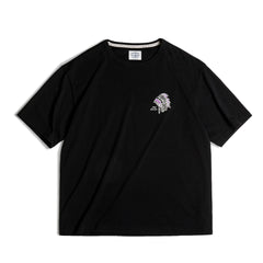 Camiseta con estampado de letras Indian - 100% algodón MADEN