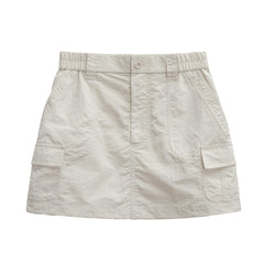 MADEN Vintage Falten A-Linien Workwear Rock