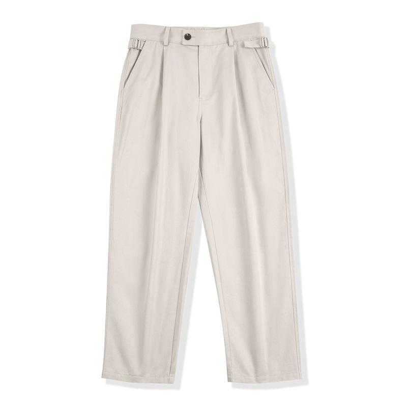 MADEN Naples Knopfleiste Weite Baumwollhose