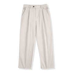 MADEN Naples Knopfleiste Weite Baumwollhose