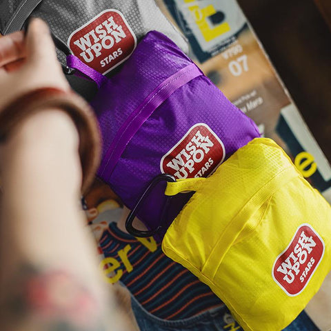 MADEN Unisex Foldable Travel Tote Bag Ultralight Nylon Shoulder Carry Bag Large Capacity Outdoor Hiking Camping Shopping Packable Duffel