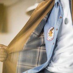 MADEN Herren Michigan Trenchcoat Schwerer Freizeitmantel