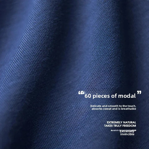 MADEN Modal Antibakterielle Boxershorts – Atmungsaktive, dünne, nahtlose Unterwäsche aus Eisseide