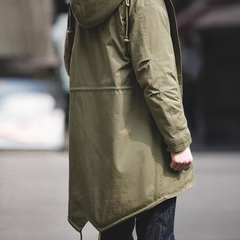 Parka con capucha M51 de algodón grueso para hombre MADEN