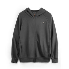 MADEN Grauer Kapuzenpullover – Polar Fleece