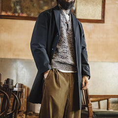 MADEN Men's Mac Coat