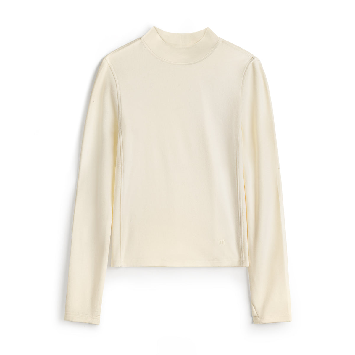 MADEN Damen Fleece-Oberteil mit Stehkragen und Thermofunktion