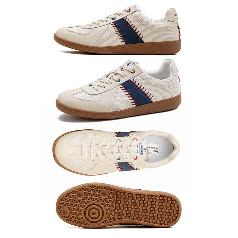 MADEN Herren Retro Wildleder Trainer mit grober Sohle
