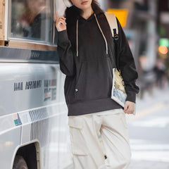 MADEN Damen Raglanärmel Bestickter Rundhals Pullover